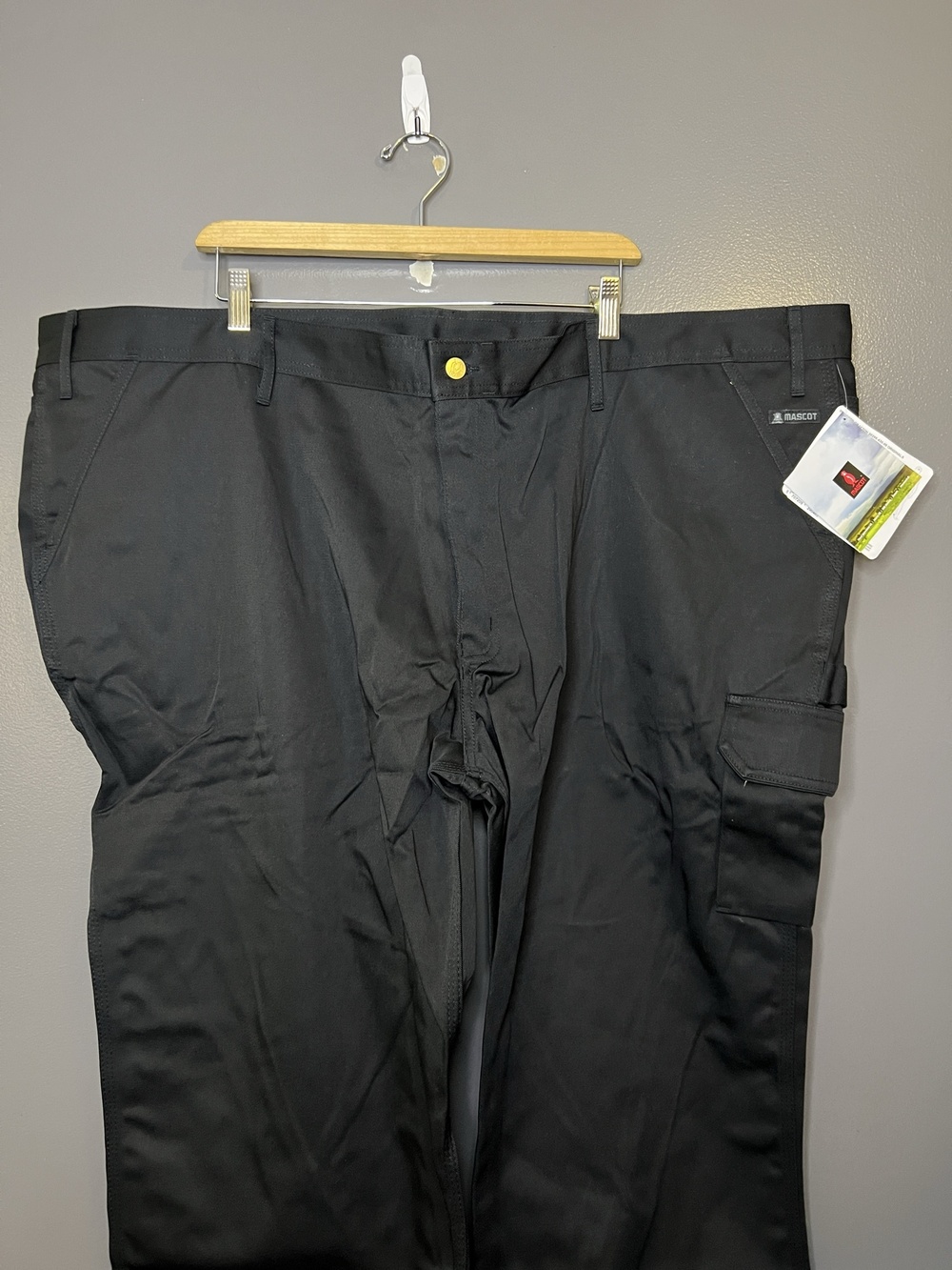 Mascot Cargo Pants Mens 54x32 Black Grafton Workwear Originals 00299-430-09